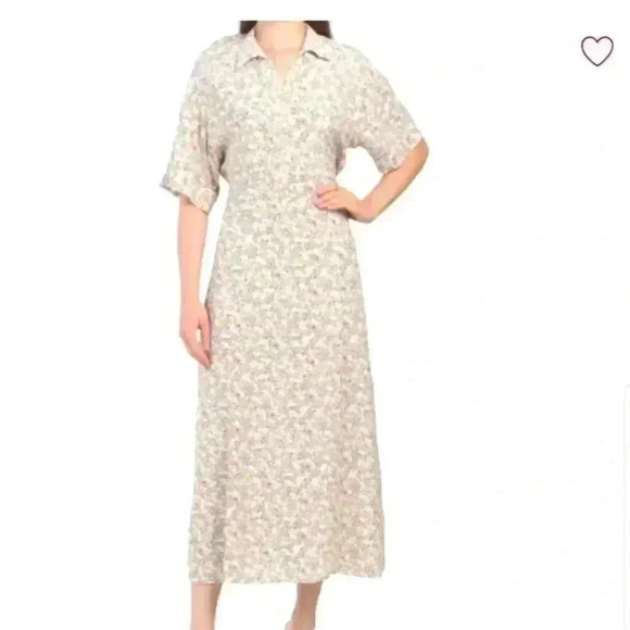 Zara Elbow Sleeve Printed Dress - Picture 1 of 10